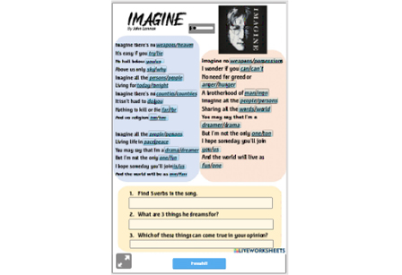 Image of 
<span>A2: John Lennon - Imagine </span>
