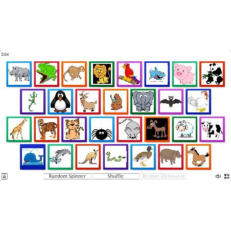 Image of 
<span>A1.1: 30 Animals game selection </span>
