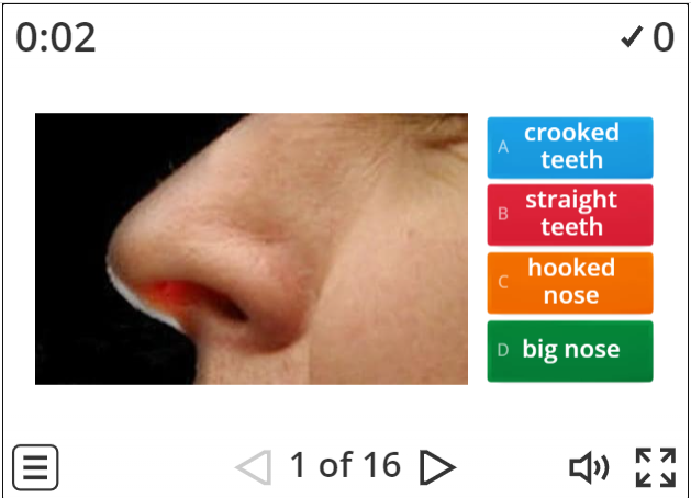 Image of 
<span>C1/C2: Describing Noses and Mouths (quiz)</span>
