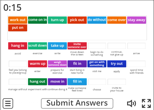 Image of 
<span>B1/B2  Daily Routine Phrasal Verbs (match up 1)</span>
