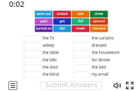 Image of 
<span>B1: Everyday Activities (match up)</span>
