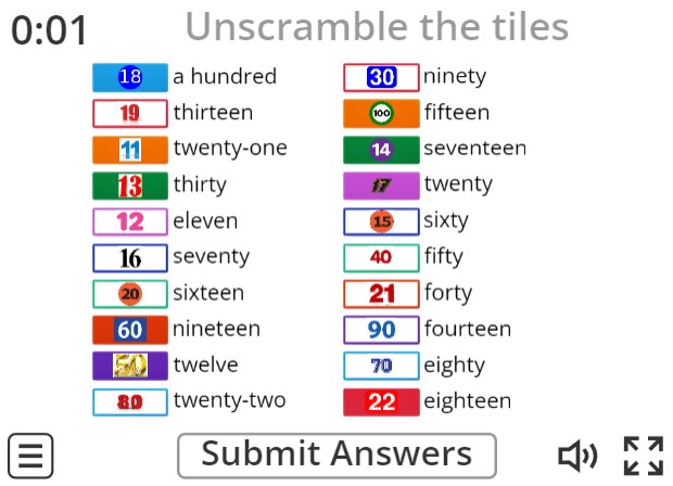 Image of 
<span>A1: Numbers 11-100</span>
