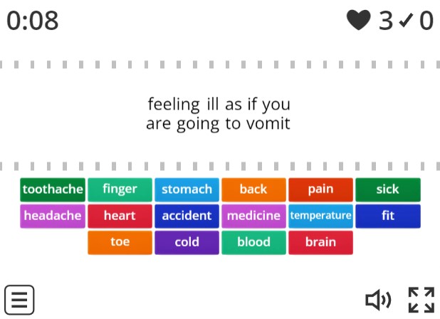 Image of 
<span>A2: Body and Health (find the match)</span>
