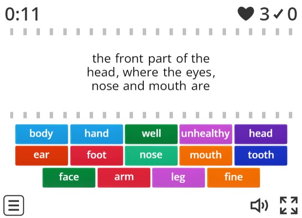 Image of 
<span>A2.1: Body and Health (find the match)</span>
