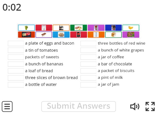 Image of 
<span>A1.1: Food vocabulary</span>
