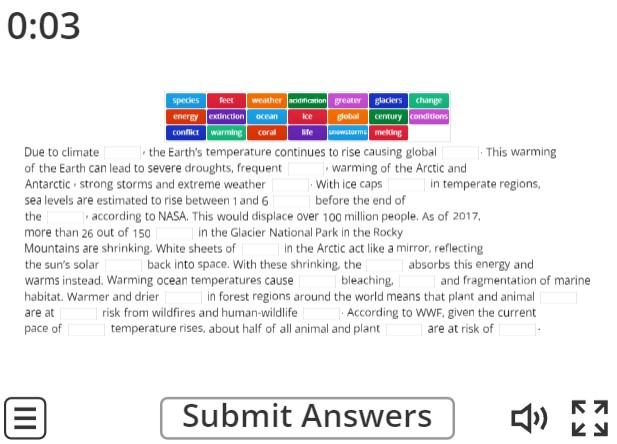 Image of 
<span>B2: Effects of Climate Change</span>
