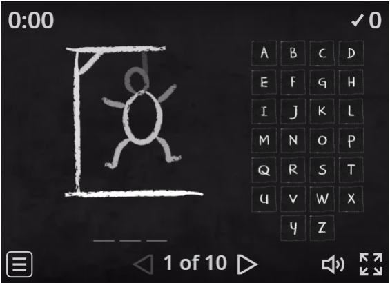 Image of 
<span>A1.2: Vehicles (hangman)</span>
