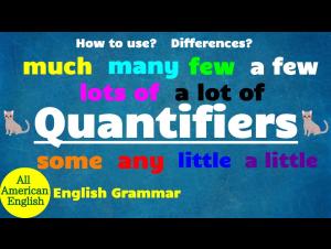 Embedded thumbnail for QUANTIFIERS in English | SOME or ANY? MUCH or MANY?