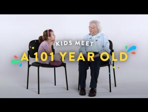 Embedded thumbnail for Kids Meet a 101 Year Old | Kids Meet