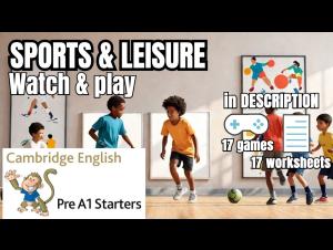 Embedded thumbnail for Pre A1 Starters SPORTS and LEISURE