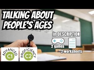 Embedded thumbnail for People&#039;s Ages - Comprehensive Vocabulary