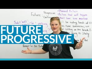 Embedded thumbnail for Learn the FUTURE PROGRESSIVE TENSE in English