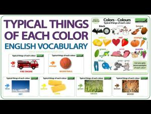 Embedded thumbnail for Typical Things of Each Colour