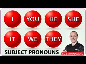 Embedded thumbnail for Subject Pronouns in English