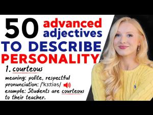 Embedded thumbnail for 25 Negative Adjectives to Describe Personality (from 10:25)