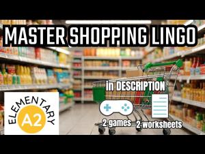 Embedded thumbnail for A2: Shopping Vocabulary