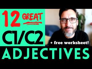 Embedded thumbnail for 12 ADVANCED ADJECTIVES