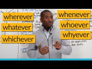 Embedded thumbnail for W5 Questions in English: Wherever Whenever Whatever Whoever Whyever