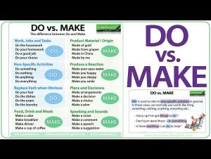 Embedded thumbnail for DO vs Make in English - What&#039;s the difference?