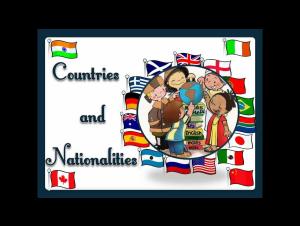 Embedded thumbnail for Countries and Nationalities