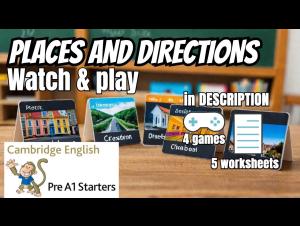 Embedded thumbnail for Pre A1 Starters PLACES and DIRECTIONS