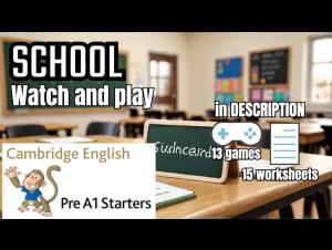 Embedded thumbnail for Pre A1 Starters SCHOOL