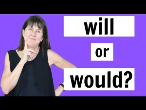 Embedded thumbnail for Will or would en inglés?