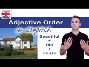 Embedded thumbnail for Adjective Order in English